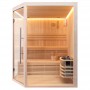 Sauna d'angle Boreal® Baltik 180 - 5 places - 180x180x210 cm