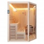 Sauna d'angle Boreal® Baltik 160 - 3/4 places - 160x160x210 cm