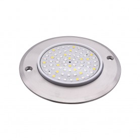 Spot led pour hammam. Pack complet 2 spots inox multicolore et blanc à LED pour hammam PROSTEAM (Alim et télécommande incluse)