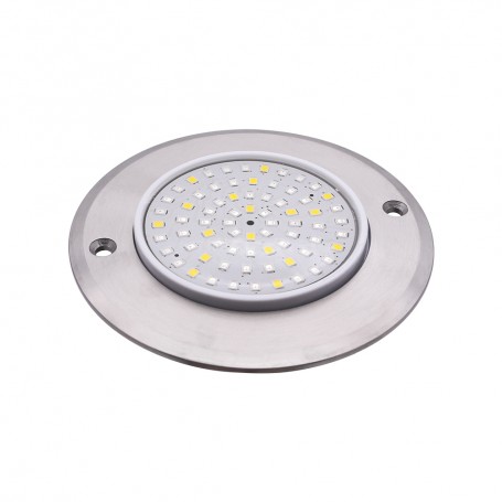 Spot led pour hammam. Pack complet 2 spots inox multicolore et blanc à LED pour hammam PROSTEAM (Alim et télécommande incluse)