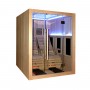 Sauna infrarouge Boreal® JAZZ DUO - 2 fauteuils inclinables à spectre complet 150x180