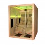 Sauna infrarouge Boreal® JAZZ DUO - 2 fauteuils inclinables à spectre complet 150x180