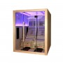 Sauna infrarouge Boreal® JAZZ DUO - 2 fauteuils inclinables à spectre complet 150x180