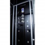 Cabine douche Hammam DUO Archipel® Pro 120D BLACK (120x85cm) - 2 places