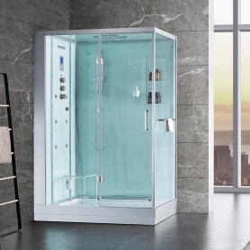 Cabine douche Hammam DUO Archipel® Pro 145G (145x95cm) - 2 places