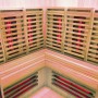 Sauna Infrarouge Boreal® Signature 150C d'Angle à Spectre Complet - 150x150x205