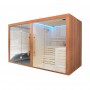 Combi Sauna Hammam Boreal® Sublimation Blanc - 8 places - 340*175*210