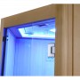Sauna Boreal Infrarouge d'Angle 130x130 - intérieur 07