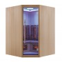 Sauna Infrarouge Boreal® Signature 150C d'Angle à Spectre Complet