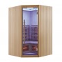 Sauna Infrarouge Boreal® Signature 130C d'Angle à Spectre Complet