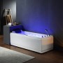 Baignoire balneo LORD SOLO BLANC 1 place ARCHIPEL® 170x75 - DROITE