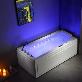 Baignoire balneo LORD SOLO MAX BLANC 1 place ARCHIPEL® 180X90 - GAUCHE