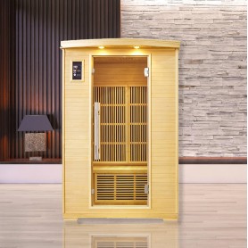 Sauna infrarouge NORDICA® CARBONE 2 PLACES 120x100