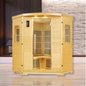Sauna infrarouge NORDICA® CARBONE 3/4 PLACES 150x150