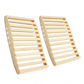 2 dossiers Ergonomiques Confort pour Sauna 