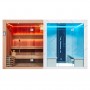 Combi Sauna Hammam BOREAL® SENSATION - 8 PLACES-360*160*210