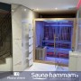 Sauna Combi Boreal® Elégance 5 - 180x180 Infrarouge + Vapeur