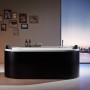 Baignoire balneo NEO BLACK 1 place ARCHIPEL® 180x86