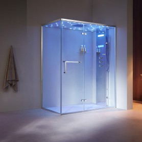 Cabine douche Hammam Archipel Steam Concept® 160D (160x90cm)