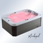 Spa 2 places allongées Archipel® GT2 PRO MAX BLANC MARBRE - Spa Thérapeutique Balboa 210x148