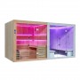 Combi Sauna Hammam de luxe BOREAL® SEQUOIA 4x2m