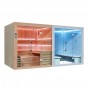 Combi Sauna Hammam de luxe BOREAL® SEQUOIA 4x2m