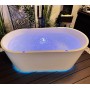 Baignoire Balnéo en Îlot - Archipel® ILO AIR 150 - Nano jets - 2 pompes air