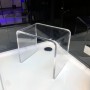 Tabouret de douche transparent en acrylique pur
