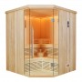 Sauna d'angle Boreal® Evasion Club 180C - 4 à 6 places - 180*180*210