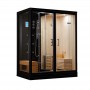 Sauna Douche Hammam Boreal® SH180-D Black droite