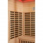 Combi Sauna Infrarouge Douche Hammam Boreal® IR-H 220G - gauche