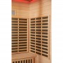 Combi Sauna Infrarouge Douche Hammam Boreal® IR-H 220D - droite
