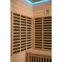 Combi Sauna Infrarouge Douche Hammam Boreal® IR-H 220G BLACK - gauche