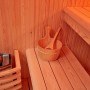 sauna à vapeur siberia pro 200  - intérieur banc + accessoires