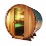 Sauna extérieur en Cèdre rouge Boreal® TRC - Tonneau Barrel 180 * 180