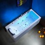 Baignoire balneo HAMILTON 160 1 place ARCHIPEL® 160x75 - DROITE