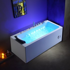 Baignoire balneo HAMILTON 160 1 place ARCHIPEL® 160x75 - DROITE