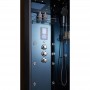 Cabine douche hammam X-ONE 100 MIROIR BLEU Archipel® - 100x90 cm