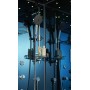 Cabine douche hammam X-ONE 100 MIROIR BLEU Archipel® - 100x90 cm