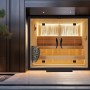Sauna traditionnel Boreal® CELEST PRO 240 - 6 places - 240x180x210 cm