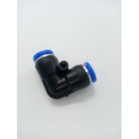 Raccord rapide coudé 8mm pour buse air