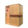 Sauna infrarouge BOREAL® CARBONE IR3 (3 PLACES) - 150x120