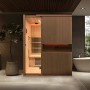 Sauna infrarouge BOREAL® CARBONE IR3 (3 PLACES) - 150x120