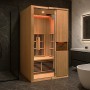 Sauna infrarouge BOREAL® CARBONE IR1 (1 PLACE) 90x90