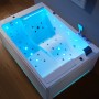 Baignoire balneo BIANCA DUO 180 2 places ARCHIPEL® 180x120