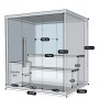 Sauna finlandais Boreal® Nordica Vapeur V45 (4 à 5 places) - 183 x 132 x H.200