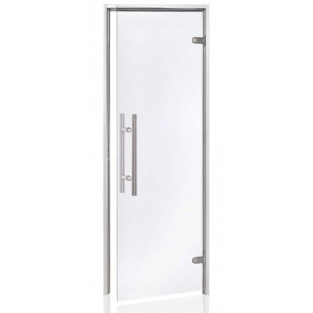 Porte vitrée pour hammam largeur 70 cm hauteur 190 cm