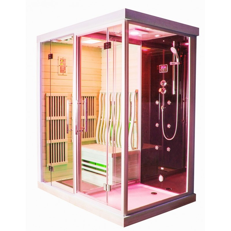 Combi Boreal SIGMA 1820 x 1220 Sauna infrarouge + Douche hammam
