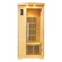Sauna infrarouge NORDICA® CARBONE IR1 (1 PLACE) 90x90