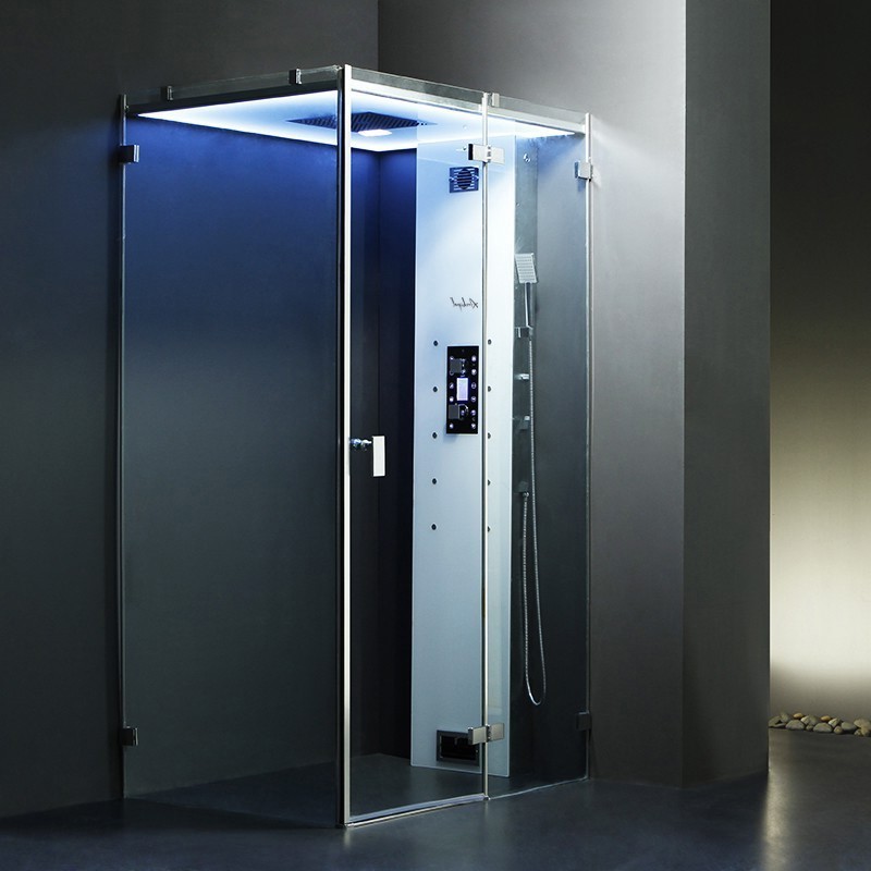 Cabine douche Hammam Archipel Cristal® 90D (90x90cm)